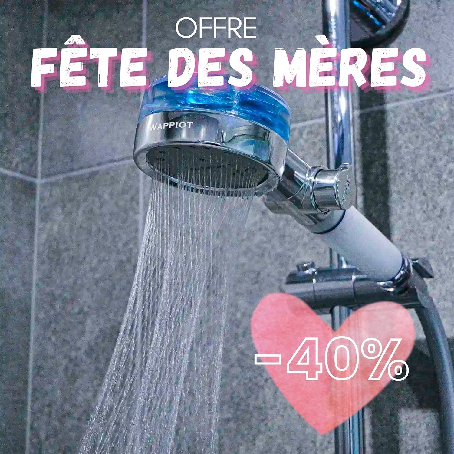 La Douchette EcoPression Anti - calcaire - Wappiot